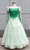 Belle's Green Library Dress