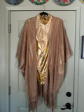 Gold Body Suit w/Shawl
