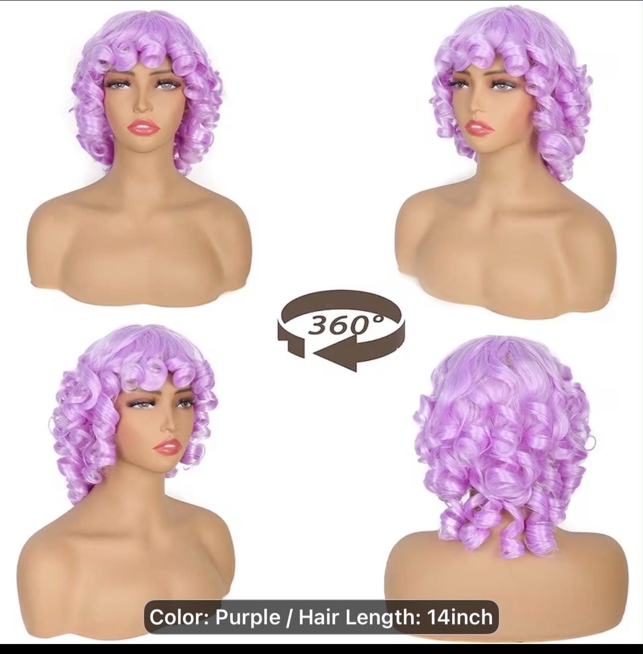 Purple Wig